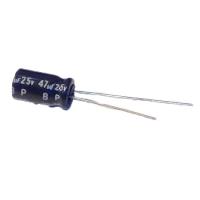 Nichicon  CAP-25V-47UF-11-6.3-2.5