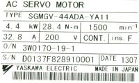 Yaskawa SGMGV-44ADA-YA11 image