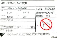 Yaskawa USAMKD-60BA2K image